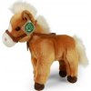Rappa Plyšový kůň hnědý stojící 30 cm ECO-FRIENDLY