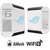 ASUS GT6 2-pack white Wireless AX10000 ROG Rapture Wifi 6 Tri-band Gaming Mesh System 90IG07F0-MU9A40