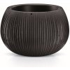 Prosperplast Kvetináč Beton Bowl DKB180 čierny betón