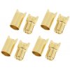 Revtec 6,5 mm pozlátený konektor (4 páry)