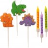 Sviečky na tortu dinosaury 12ks - Dekora