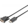 Digitus Digitus DisplayPort připojovací kabel, DP/M- DVI (24+1)/M 2.0m