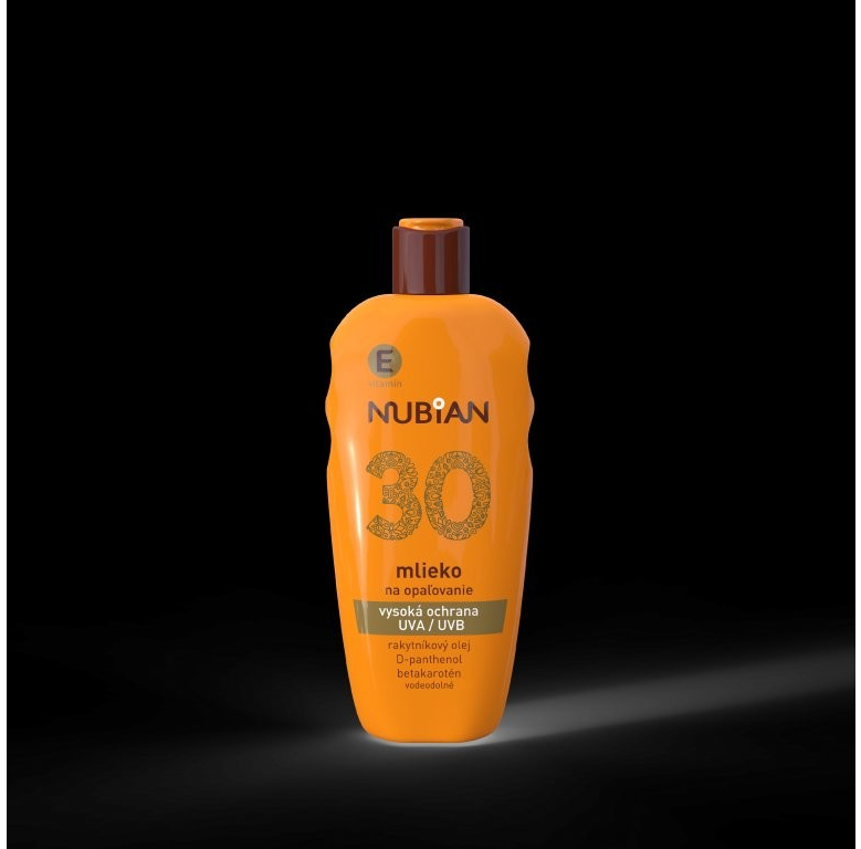 Nubian mlieko na opaľovanie SPF30 200 ml