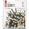 D4AN02 LED vianočná reťaz blikajúca, 12 m, vnútorná a vonkajšia, teplá/studená biela, časovač EMOS