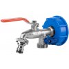 Bradas IBC adaptér S60x6 s 2-vývodovým kovovým ventilom 1/2
