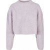 Ladies Wide Oversize Sweater - softlilac XXL
