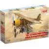 ICM Fiat CR.42 Falco with Italian Pilots in tropical uniform 1/32