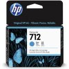 HP 3ED67A - originálna cartridge HP 712, azúrová, 29ml