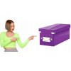 Leitz Krabice na CD Click & Store, Purpurová