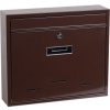 Poštová schránka veľká hnedá 31x36x9cm 237