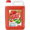 Ajax Floral Fiesta čistiaci prostriedok na všetky druhy podláh Red Flowers 5 l