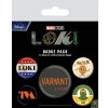 Pyramid International Sada placek Marvel Loki