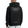 Alpha Industries pánska mikina World Logo Backprint black Veľkosť: XXL, Farba: čierna