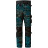 Rimeck nohavice Vertex Camo W09 do pasu pánské Maskáčová/petrolejová