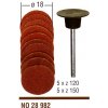 Brúsne kotúče korund 18mm PROXXON 28982 (Brúsne kotúče 28982)