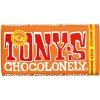 Tony's Chocolonely Mliečna čokoláda s kúskami karamelu a morskou soľou 180 g