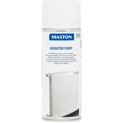 MASTON Spraypaint - farba na radiátor - biely - 400 ml