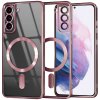 Techsuit Luxury Crystal MagSafe – puzdro na Samsung Galaxy S21 Plus 5G – ružový