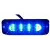 MODRÝ STROBOSKOP 4LED /ECE R10 R65/
