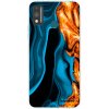 Picasee silikónový prehľadný obal pre Honor 9X Lite - Gold blue