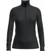 ICEBREAKER W 260 Tech LS Half Zip BLACK - XL