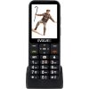EVOLVEO EasyPhone LT, mobilní telefon pro seniory s nabíjecím stojánkem, černá