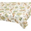Bellatex Obrus Veľká noc Zajačik kvet béžová 120x140cm