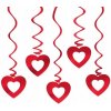 ŠPIRÁLKY DEKORÁCIA SRDIEČKA girlanda prelamované Deň sv. Valentína srdcia PP