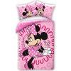 Jerry Fabrics Povlečení Minnie Bows and flowers 140x200 70x90