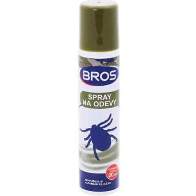 Bros spray na odevy odpudzuje a zabíja kliešte 90 ml