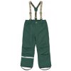 Detské zimné nohavice s trakmi 11110 Mikk-Line - zelené Darkest Sprouse Veľkosť: 104