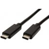 PremiumCord USB-C kábel (USB 3.1 generation 2, 3A, 10Gbit/s) čierny, 0,5m ku31cg05bk