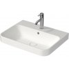 Duravit Happy D.2 Plus - Umývadlová misa brúsená, 600x460 mm, biela 2360600000