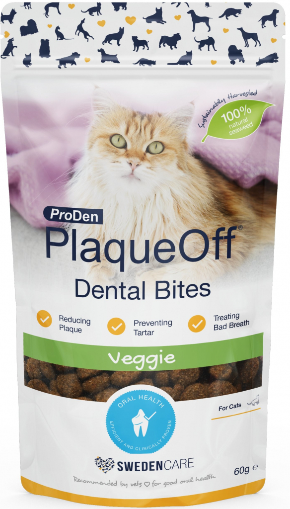 PlaqueOff Dental Bites Cat 60 g