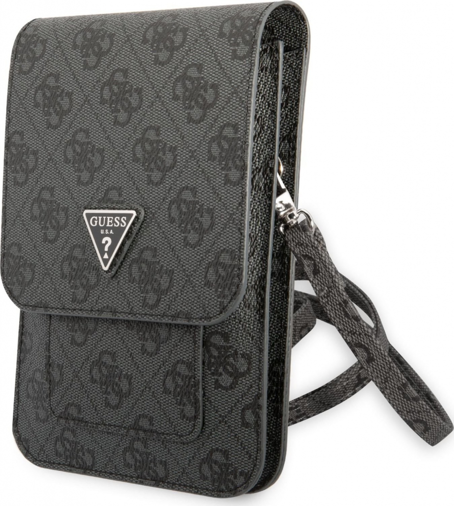 Púzdro Guess PU 4G Triangle Logo Phone Bag čierne