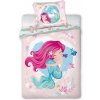 Detské bavlnené obliečky MERMAID 100x135cm Detské bavlnené obliečky MERMAID 100x135cm - 100x135 cm - 1x vankúš 1x prikrývka - zips