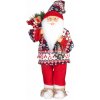 Dekorácia MagicHome Vianoce, Santa, so svetrom, 45 cm
