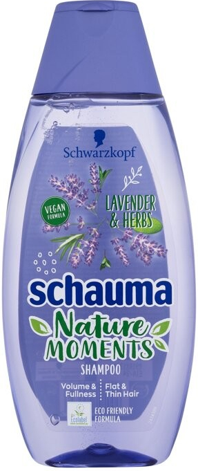 Schauma Nature Moments pre objem a plnosť šampón na vlasy Provensálske  byliny a Levanduľa 400 ml od 3,08 € - Heureka.sk