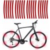 Reflexná sada na bicykel Gearox ODRÁŽKY NA PNEUMATIKY RÁFIKY ČERVENÉ SADA 20KS