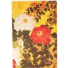 Natsu (Rinpa Florals) Mini 12-month Horizontal Softcover Flexi Dayplanner 2025 (Elastic Band Closure)
