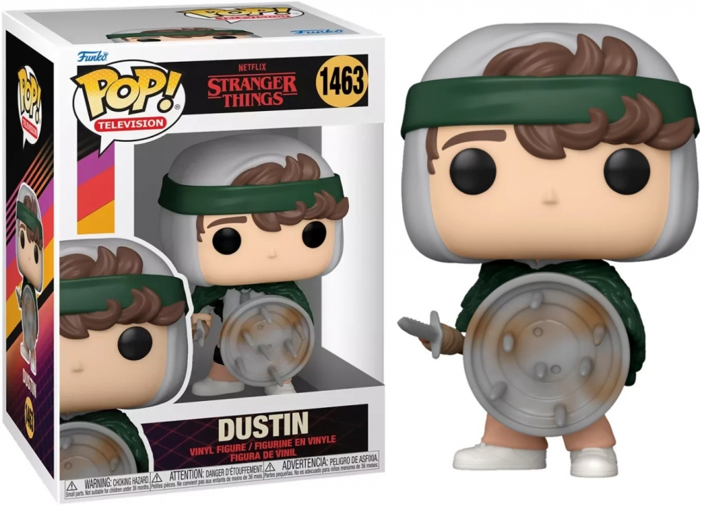 Funko POP! 1463 TV Stranger Things S4 Hunter Dustin with Shield