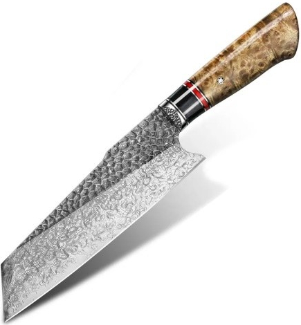 KnifeBoss damaškový nôž Gyuto / Chef 8" 172 mm Burl Wood VG-10