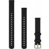 Silikonový řemínek Garmin 14mm (pro Lily 2), černý, + prodloužená část, Quick Release, 010-13302-02