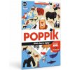 Poppik Zvieratá - Plagát S Nálepkami