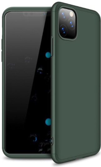 SES Ochranné 360° celotelové plastové Apple iPhone 11 Pro Max - zelené