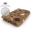 DRYBED Premium Vet Bed Kruhy hnedý + krémový 100 x 75 cm