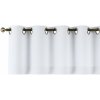 Dekoria Krátky záves na kolieskach, biela, 130 x 40 cm, Loneta, 133-02