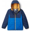 Detská Prešívaná bunda COLUMBIA POWDER LITE BOYS HOODED JACKET 1802901436 – Modrá