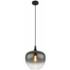 GLOBO 15548H1 MAXY závesné svietidlo D290mm 1xE27 matná čierna, dymová