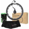 Súprava masážna hula hoop HMS HHW06 čierna so závažím a počítadlom a zoštíhľujúceho pásu BR163 plus size